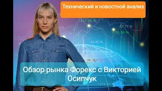 Обзор рынка Форекс с Викторией Осипчук. Трейдинг.