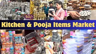 Hidden Kitchen & Pooja Items Market | Bhuleshwar Market Mumbai