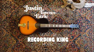 Playing Justin Townes Earle on Justin Townes Earles' Recording King Signature Model