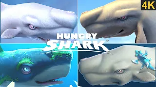 MOBY DICK ALL TRAILER & MOVIE THROUGH THE YEARS!!! (2010 - 2022) HUNGRY SHARK EVOLUTION 4K