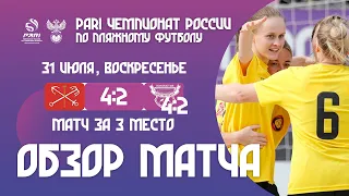 PARI Чемпионат России 2022. Женщины. За 3 место. Сборная СПб – СШ "Локомотив". Обзор матча