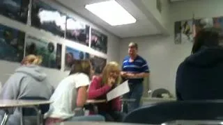 girls yelling in class