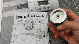 RC Sailing Gear - 1st impression - ARS 808 R sail winch