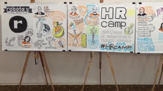 Скрайбинг от Artscribe на HR camp 2017 в Одессе