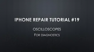 Oscilloscope for phone diagnostics
