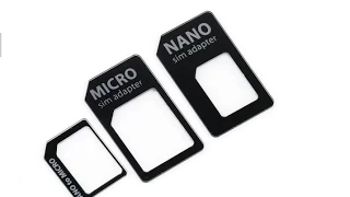 Адаптеры Nano SIM в Micro и Mini SIM