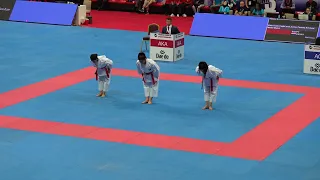 2022 Konya // Team kata Cadet & Junior Female: Egypt vs Japan