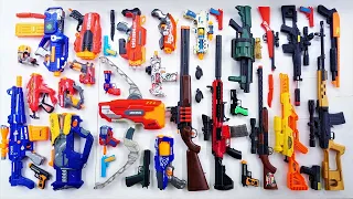 Collecting 7 Sniper Gun and Nerf Dragon Power Nerf Mega Thunderbow M16 Sniper Gun Assault Rifle