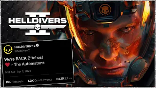 Helldivers 2 MASSIVE New Major Order & UPDATE! The Bots Are Back!