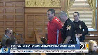 Contractor sentenced for home improvement scams