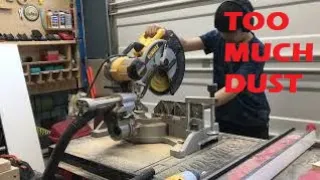 Upgrading the dust collection on my Dewalt miter saw