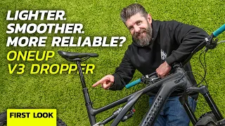 OneUp Components V3 Dropper First Look - Claimed Best Dropper Post