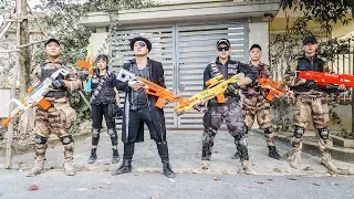 LTT Game Nerf War : SQUAD Warriors SEAL X Nerf Guns Fight Black Man Pro Mercenaries