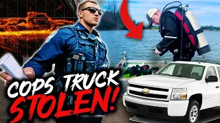 Cops Truck Stolen and NEVER Located! Did we Find it Underwater?