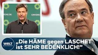 KANZLERKANDIDAT DER UNION: "Häme gegen Armin Laschet ist sehr bedenklich!" - Habeck I WELT Interview
