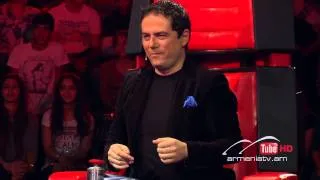 Anahit Petrosyan,Je T'aime by Lara Fabian - The Voice Of Armenia - Blind Auditions - Season 2