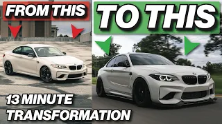 BUILDING THE BMW M2 IN 13 MINUTES!