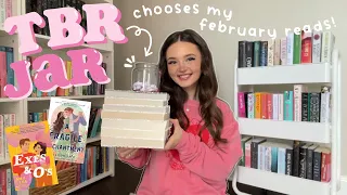 TBR prompt jar chooses my reads for February! 🫙💕🧸🏹