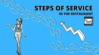 Waiter Training - STEPS OF SERVICE! How to wait tables. Full sequence of service!