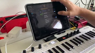 How to add an external MIDI synth in Logic Pro for iPad