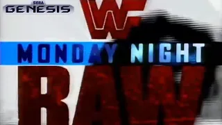 WWF Monday Night RAW intro 1995 - WWF RAW (Sega Genesis)