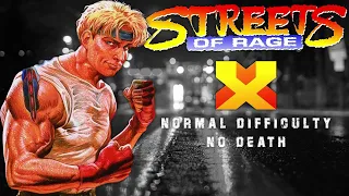 Streets Of Rage X Break Playthrough [NO DEATH] - Normal Difficulty