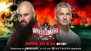 Braun Strowman Vs Shane McMahon - Steel Cage Match  WRESTLEMANIA 37