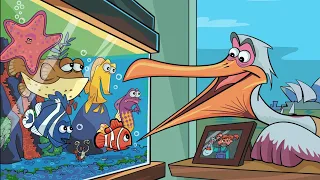Happy Colour - Colour by Number. Finding Nemo. Nemo gets caught and placed in a fish tank.