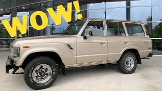 Look at this 1990 Toyota Land Cruiser FJ62 - it's so Clean!