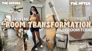 EXTREME ROOM TRANSFORMATION + TOUR! | *pinterest + tiktok inspired*