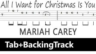 Mariah Carey - All I Want for Christmas Is You / Guitar Tab+BackingTrack