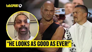 MORE TRAINING, LESS ALCOHOL ✅ David Haye PRAISES Tyson Fury's physique ahead of Oleksandr Usyk fight