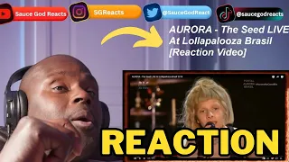 AURORA - The Seed LIVE At Lollapalooza Brasil | REACTION
