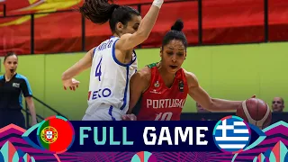 Portugal v Greece | Full Basketball Game | FIBA Women's EuroBasket 2023 Qualifiers