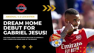 Dream Home Debut For Gabriel Jesus!! | Arsenal 4-2 Leicester City Reaction