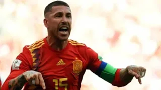 Spain and Ramos set World Cup passing records against resolute Russia