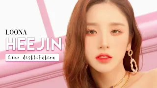 LOONA - HeeJin // All Songs Line Distribution (Since Hi High)