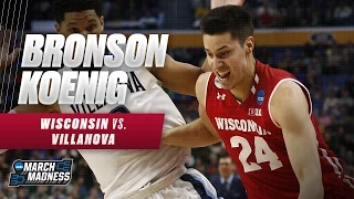 Wisconsin's Koenig adds 17, lifts Badgers to Sweet 16