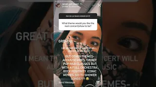 Grace Mouat's Seven Saturday Q&A Instagram Story