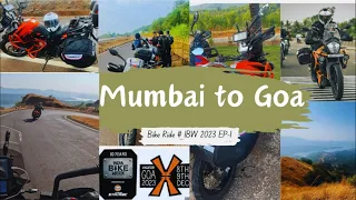 EP-1 | Mumbai to Goa Epic Bike Ride - My first long ride | Best Route via Anuskura Ghat | IBW 2023