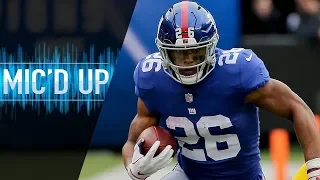 Saquon Barkley Mic'd Up vs. Redskins "That's AP bro, you ever watch his highlights?" | NFL Films