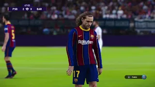 PSG vs BARCELONA - eFootball PES 2021 SEASON UPDATE