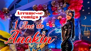 GIOVANNA ALPARONE FAZ ARRUME-SE COMIGO PARA FESTA DE 1 ANO DO ANAKIN