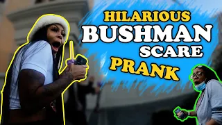 THIS BUSH IS ALIVE!!!!  2020 Bushman Scare prank in Las Vegas #601