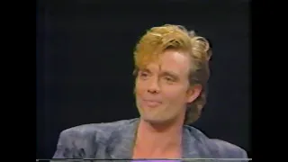 Michael Biehn interview 1986 on Live at 5 New York.