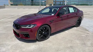 Tour the 2021 M5 Competition in Aventurin Red | 4K