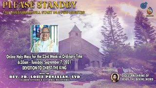 LIVE NOW | Online Holy Mass at the Diocesan Shrine for Tuesday, September 7, 2021 (6:30am)