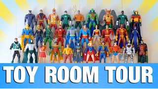 DC Comics Action Figure Collection Toy Room Tour ~ DC Direct ~DC Universe Classics ~DC Collectibles