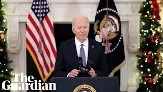 Biden explains coughing during speech: 'It's just a cold'