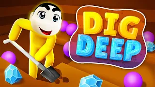 SHINCHAN NOOB vs PRO vs HACKER in Dig Deep | AMAAN-T